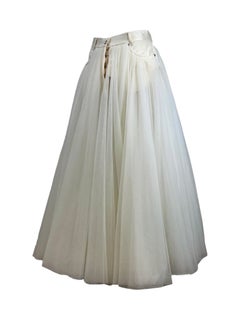 Jean Paul Gaultier Spring 2007 Retrospective 30 Years white tutu tulle skirt