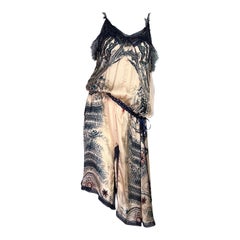 Jean Paul Gaultier Primavera 2009 Vestido de seda RTW NWT
