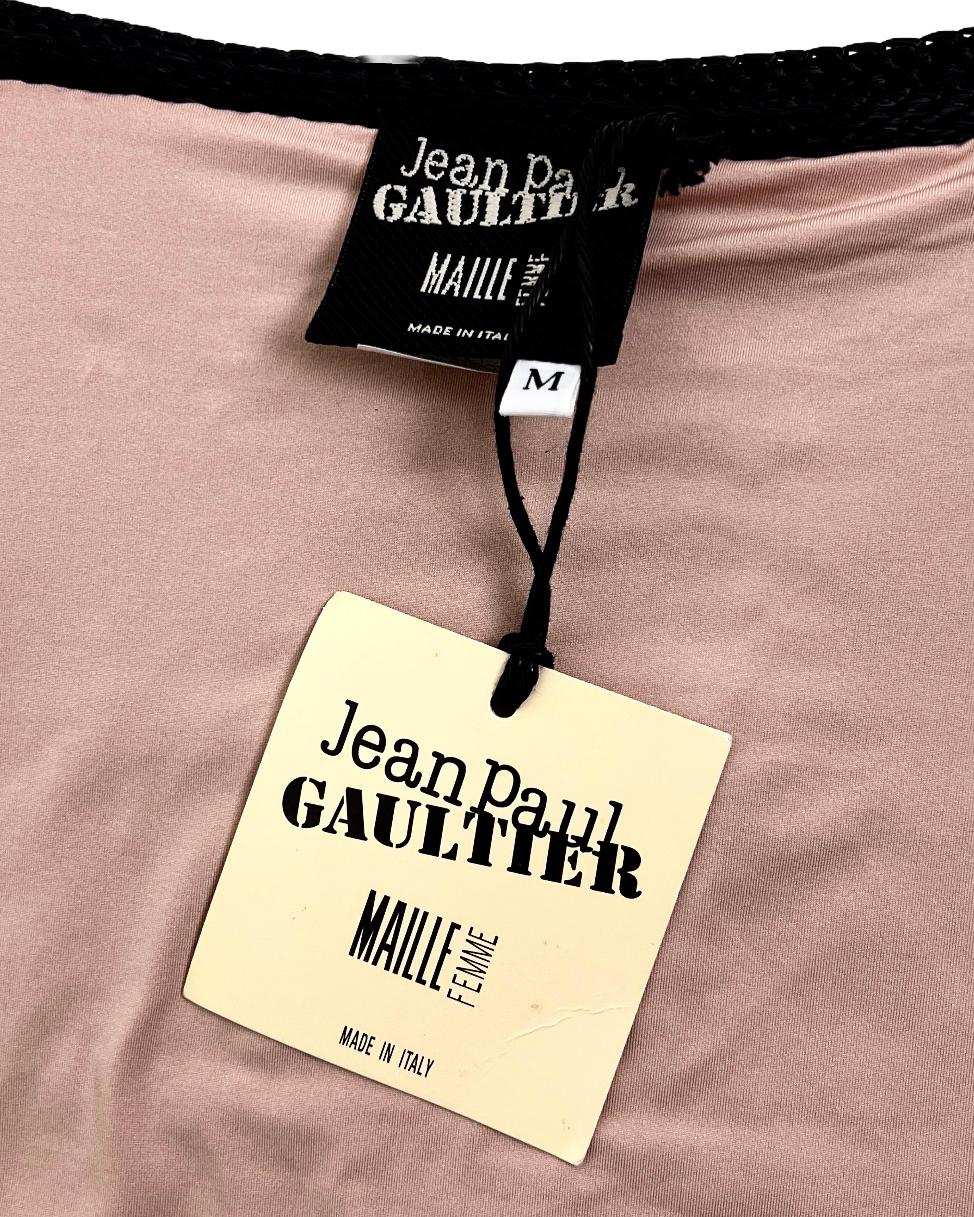 Jean Paul Gaultier Spring 2013 Robe en raphia tressé en vente 5