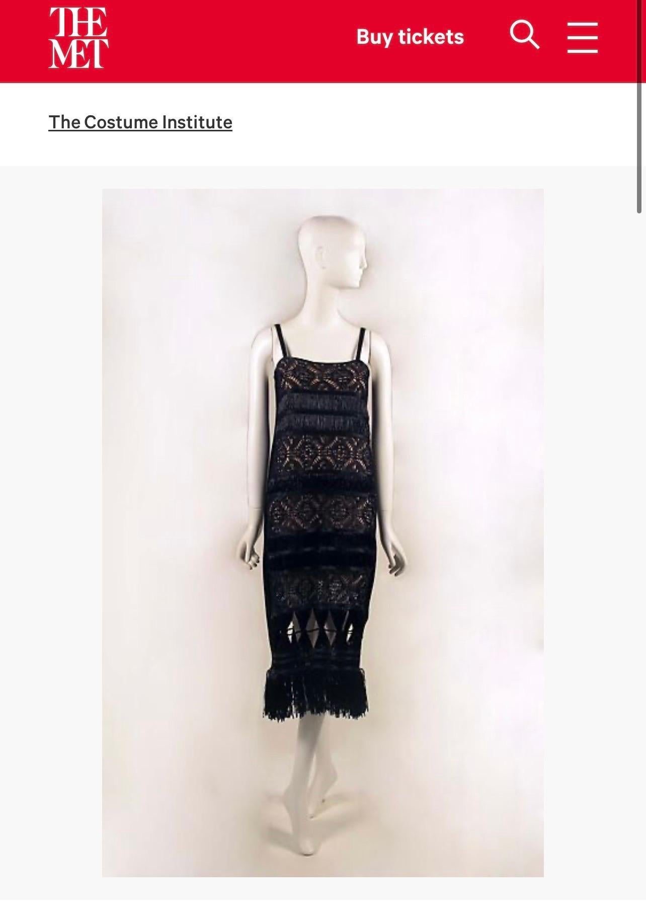 Black Jean-Paul Gaultier Spring 2013 Braided Raffia Dress For Sale