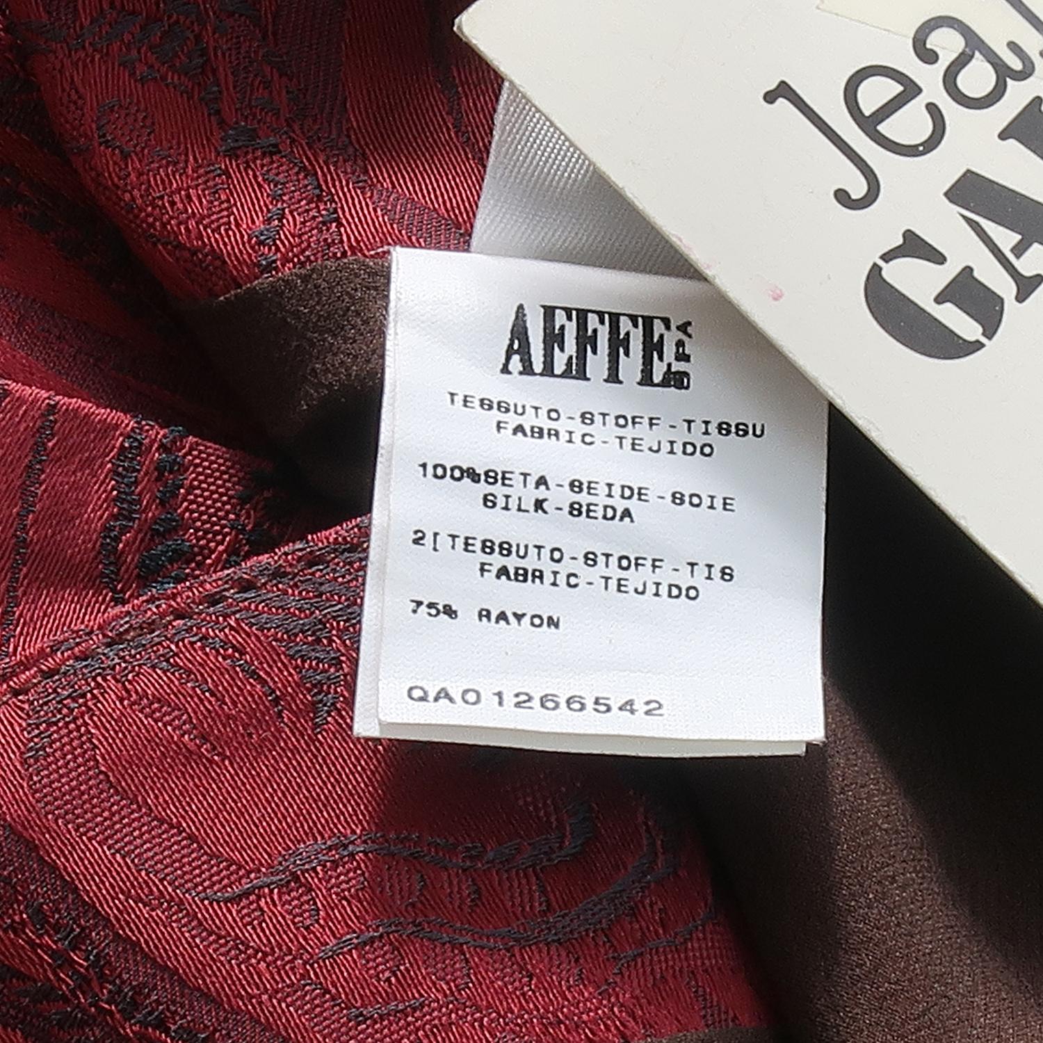 Jean Paul Gaultier SS-2002 Silk and Rayon Print Skirt 2