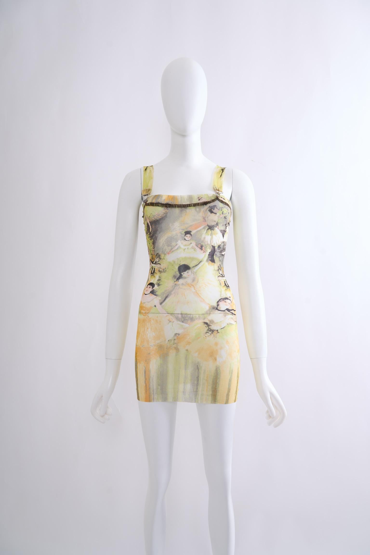 Jean Paul Gaultier SS 2004 Degas Ballerina Mini Dress 1