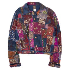 Jean Paul Gaultier SS1999 Patchwork Trucker Jacket