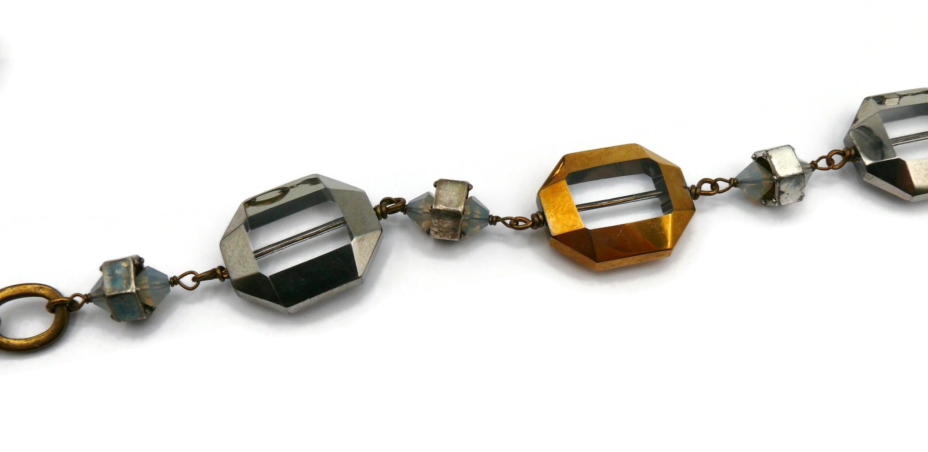 JEAN PAUL GAULTIER Statement Art Deco Inspired Sautoir Necklace For Sale 6