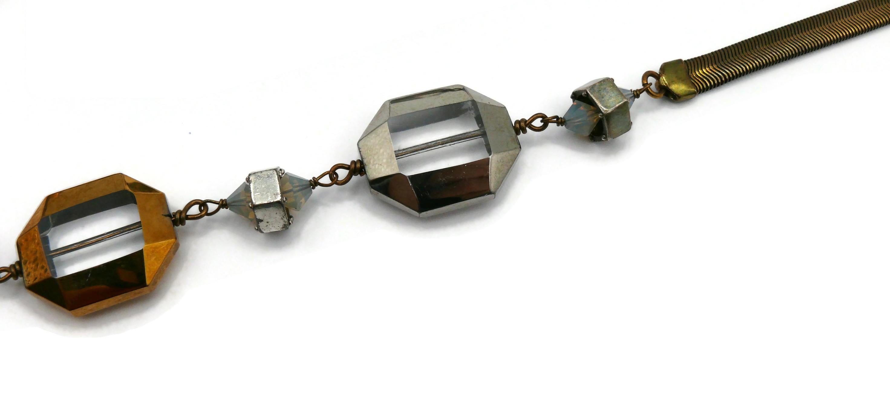 JEAN PAUL GAULTIER Statement Art Deco Inspired Sautoir Necklace For Sale 7