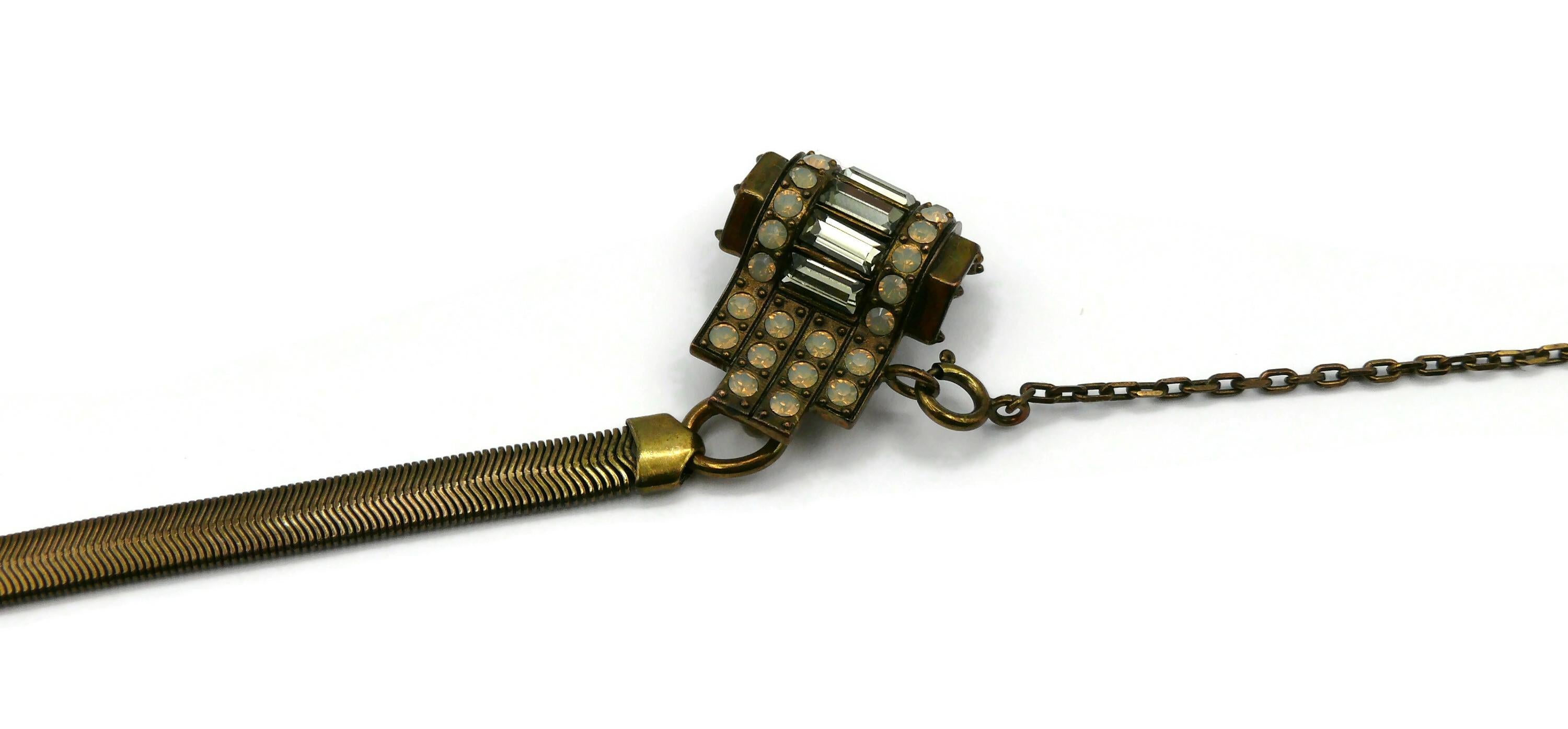 Collana Sautoir di ispirazione Art Deco di JEAN PAUL GAULTIER in vendita 10