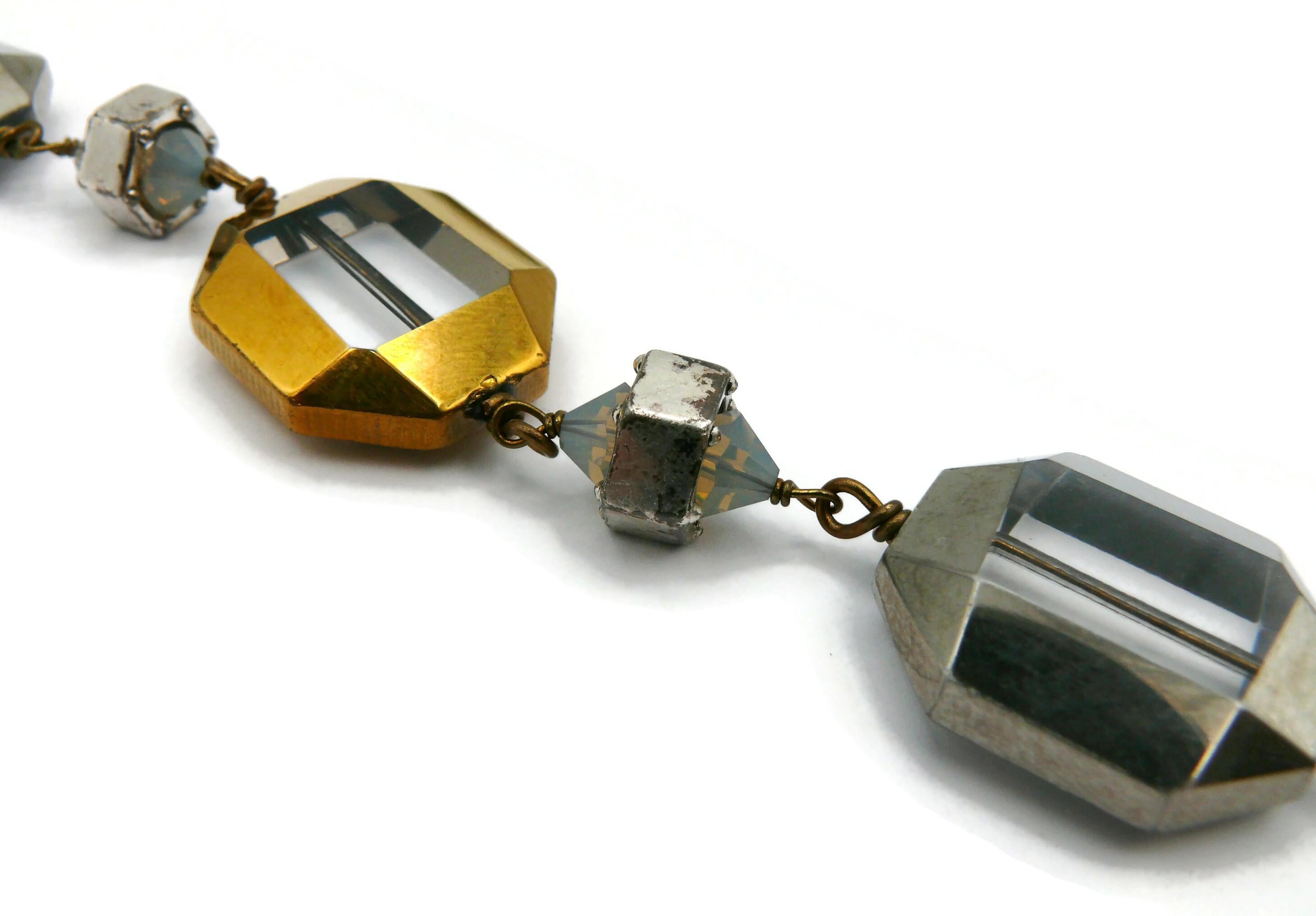 JEAN PAUL GAULTIER Statement Art Deco Inspired Sautoir Necklace For Sale 12