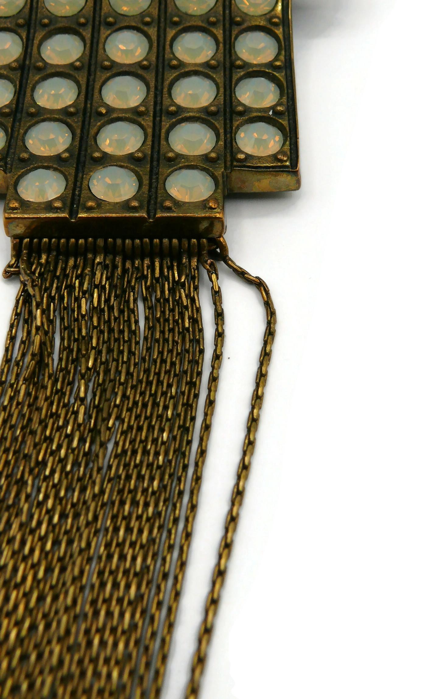 JEAN PAUL GAULTIER Statement Art Deco Inspired Sautoir Necklace For Sale 14