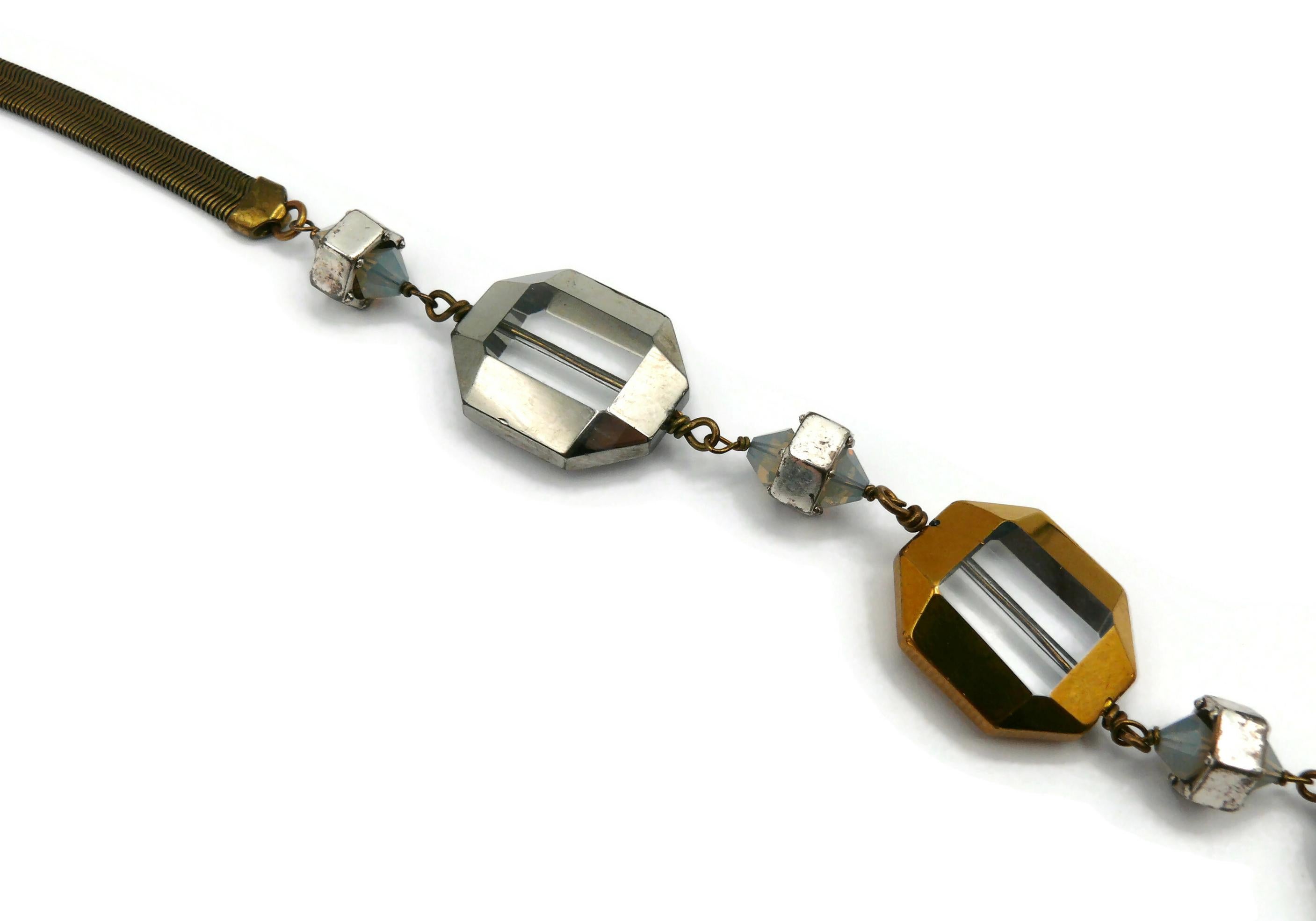 Women's JEAN PAUL GAULTIER Statement Art Deco Inspired Sautoir Necklace For Sale