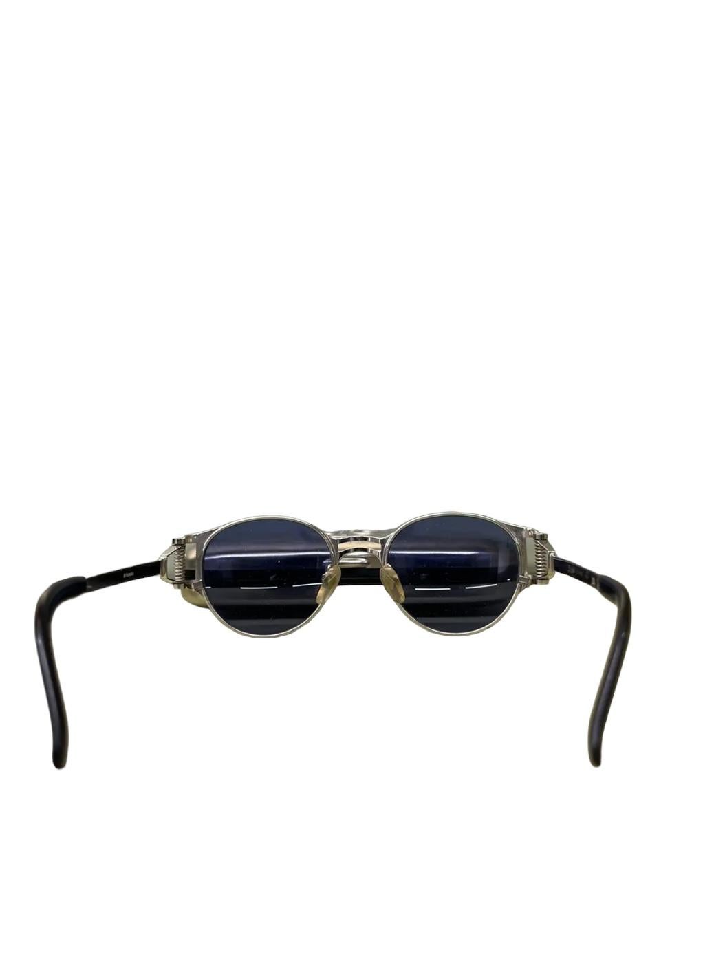 Women's or Men's Jean Paul Gaultier Steam Punk Spring Metal Sunglasses For Sale