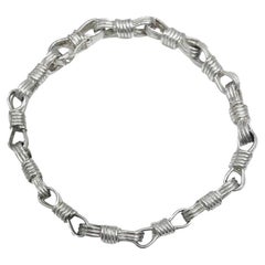 Used Jean Paul Gaultier Sterling Silver Bracelet