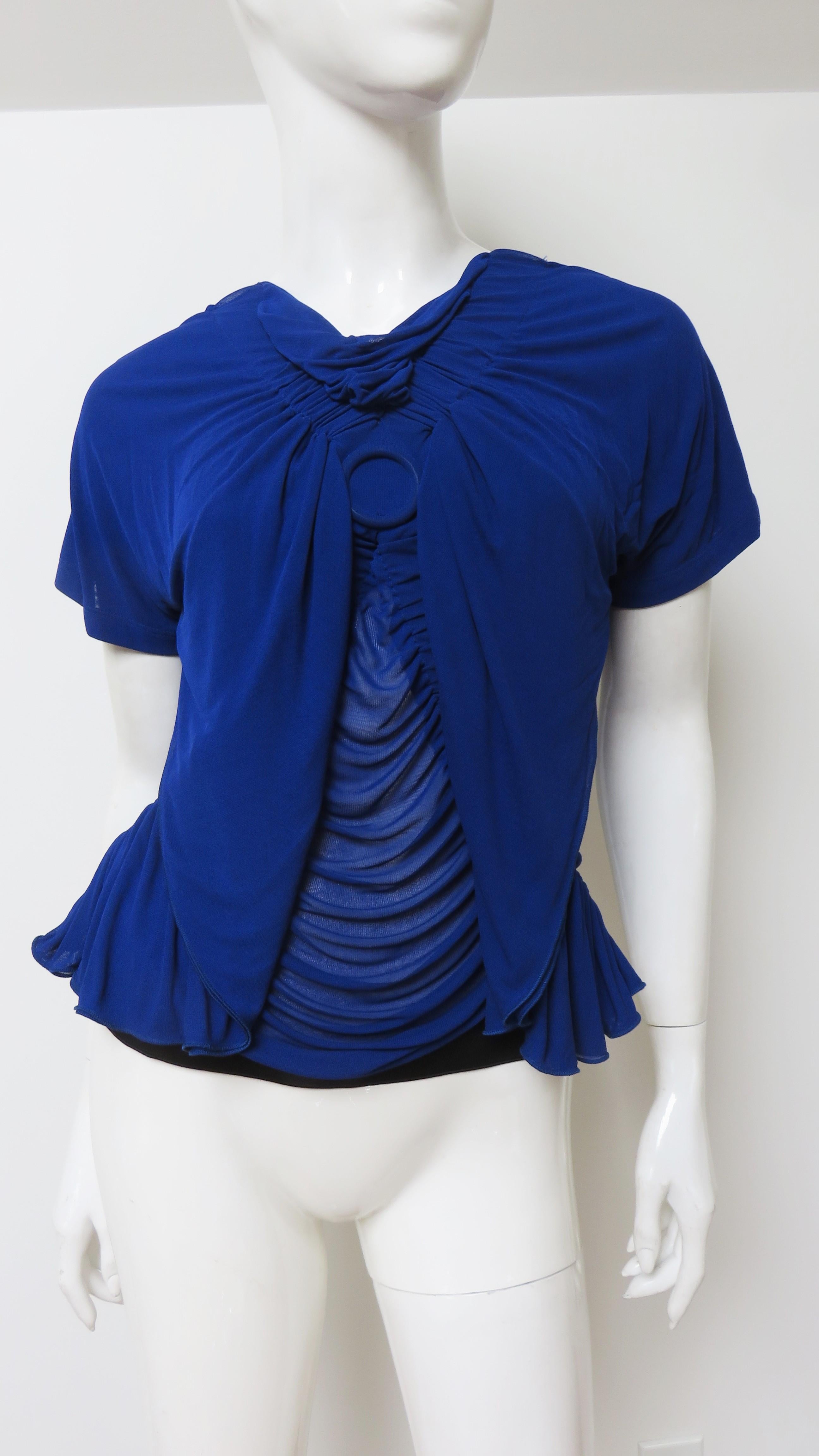 Purple Jean Paul Gaultier Strap Back Top For Sale