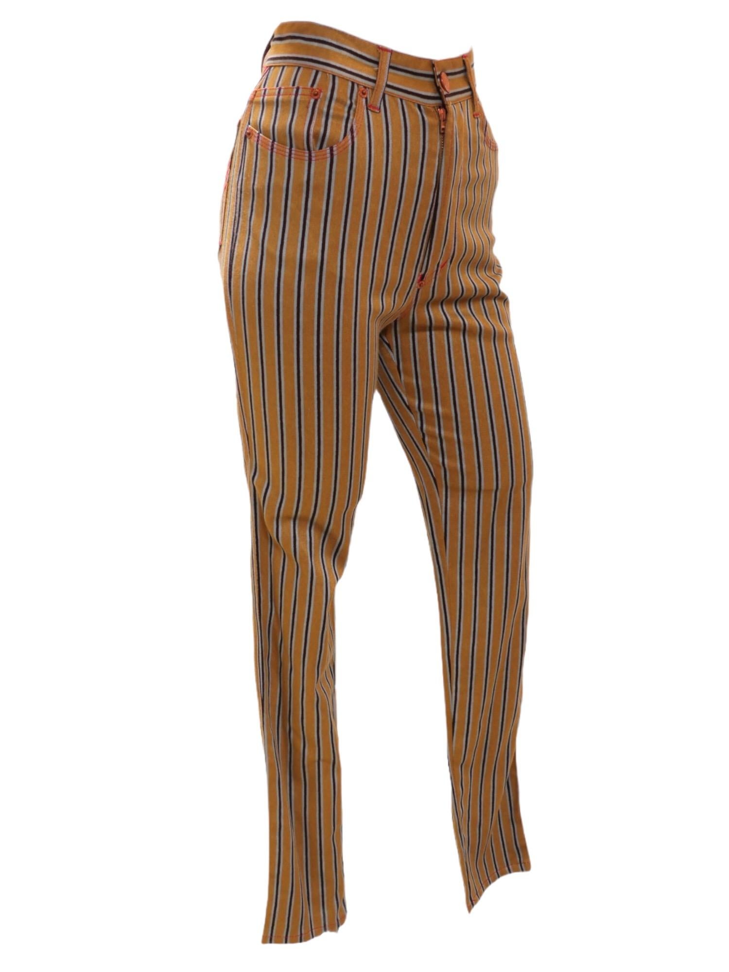 Donna Jeans a righe Jean Paul Gaultier in vendita