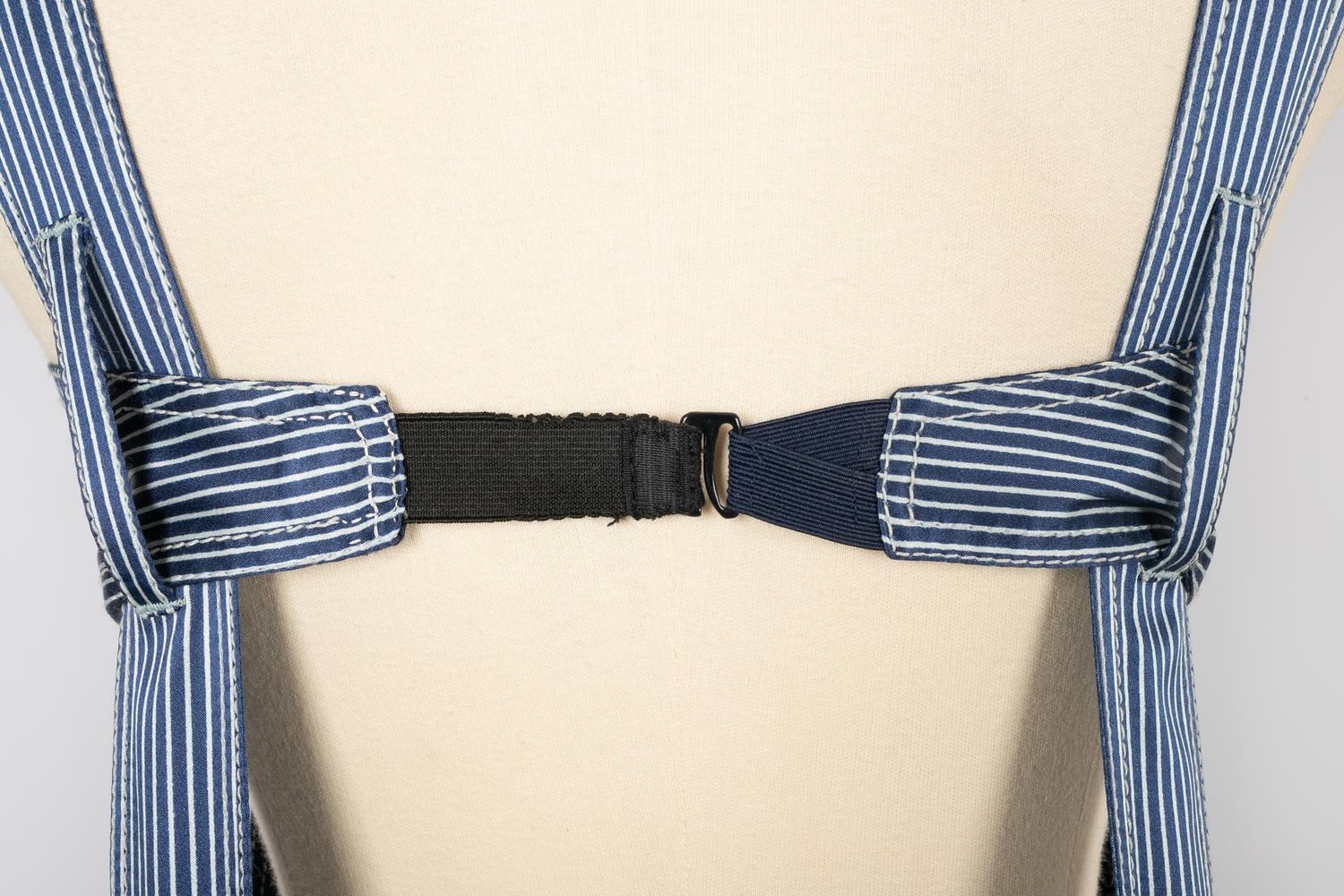 Jean-Paul Gaultier Striped Silk Jumpsuit, 2010 For Sale 6
