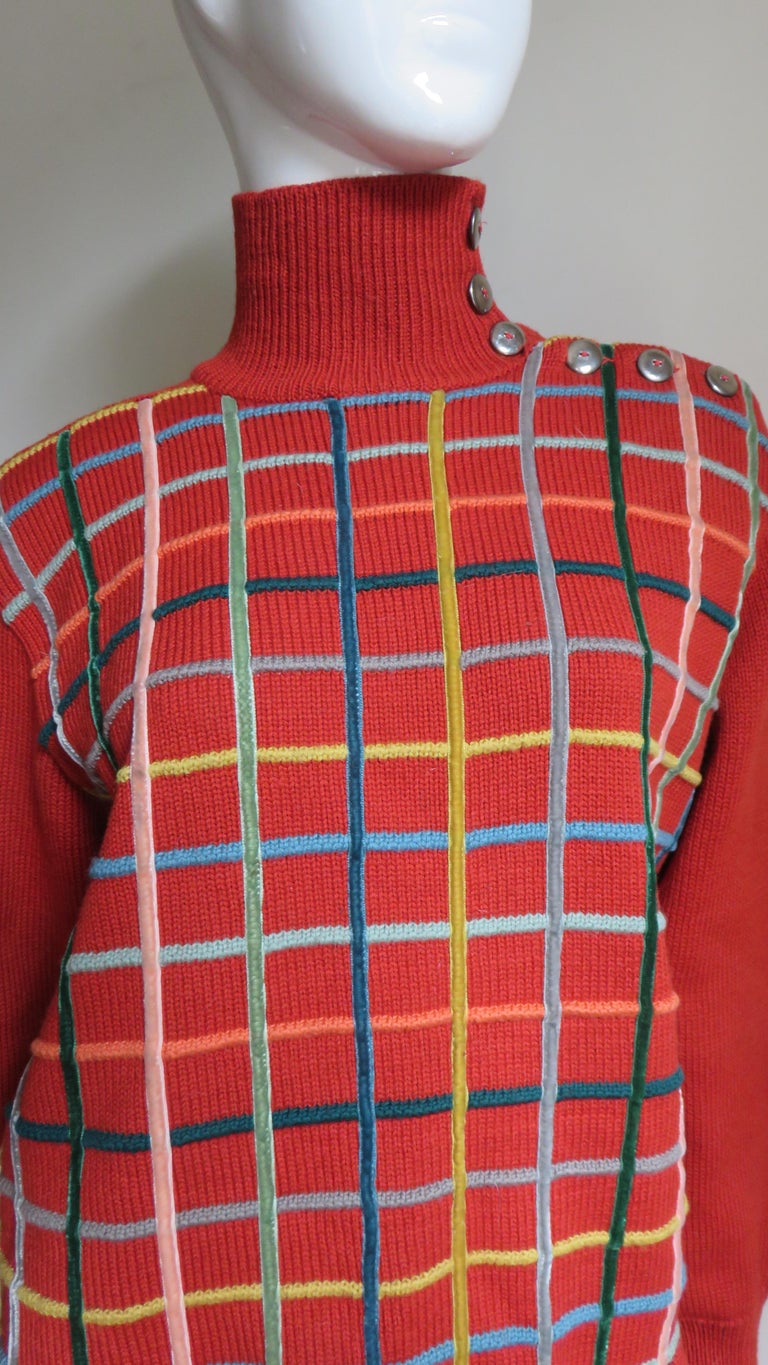 Jean Paul Gaultier Sweater with Belt 1990s For Sale at 1stDibs | jean ...