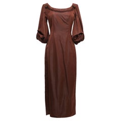 Jean-Paul Gaultier - Robe en taffetas, taille 38FR