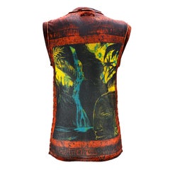 Jean Paul Gaultier tibal mesh tanktop