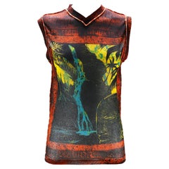 Jean Paul Gaultier tibal mesh tanktop