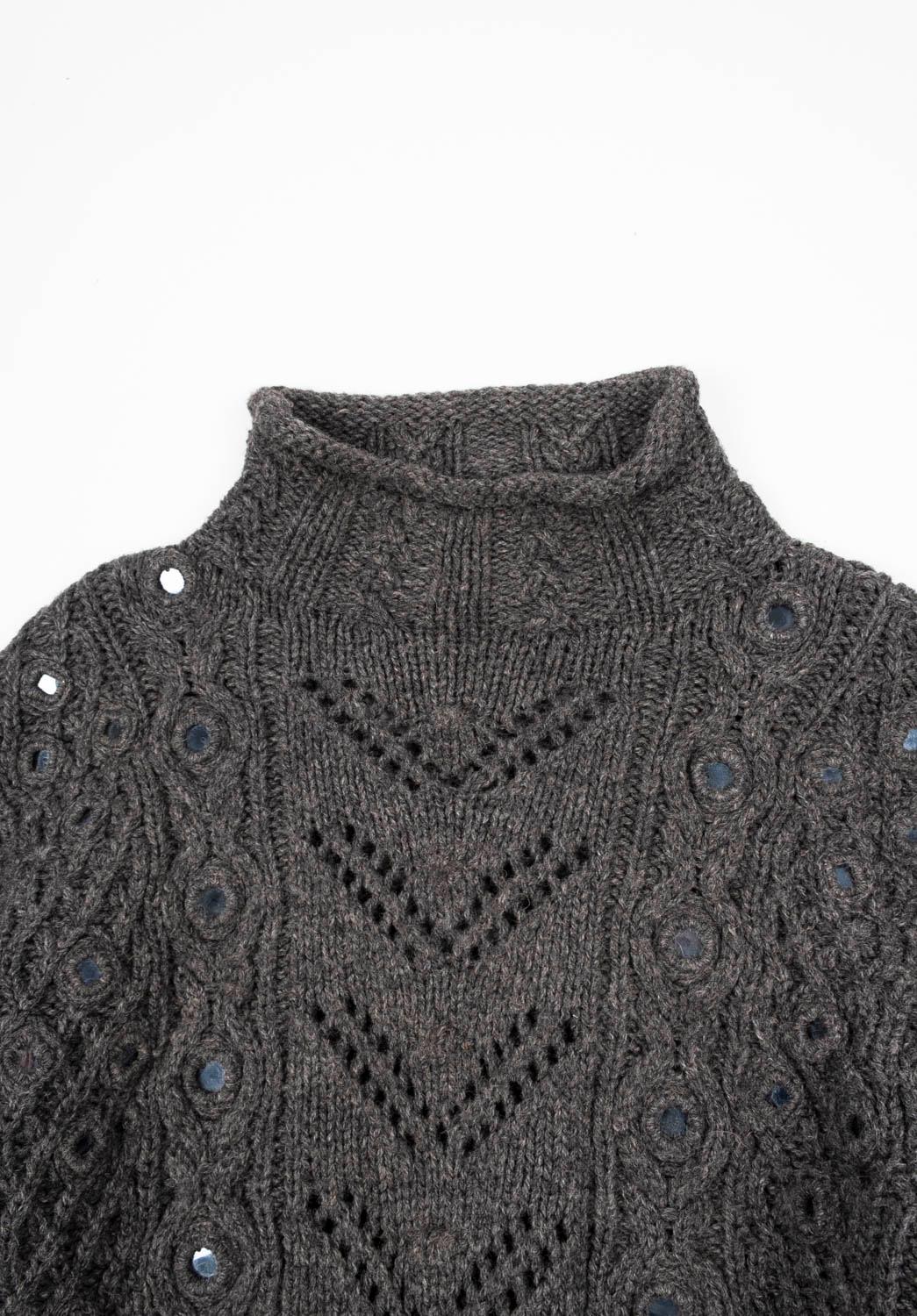Check my other listings. Have many more designer clothes for sale. Open to any offers.
Item for sale is 100% genuine Jean Paul Gaultier Turtle neck detailed with small round shinny glass details allover, nocode, VINU0, urockLt
Color: grey
(An actual