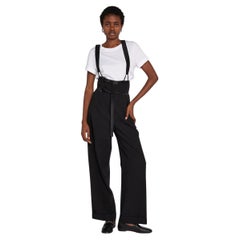Jean Paul Gaultier Tuxedo Trousers with Satin Suspenders 00s
