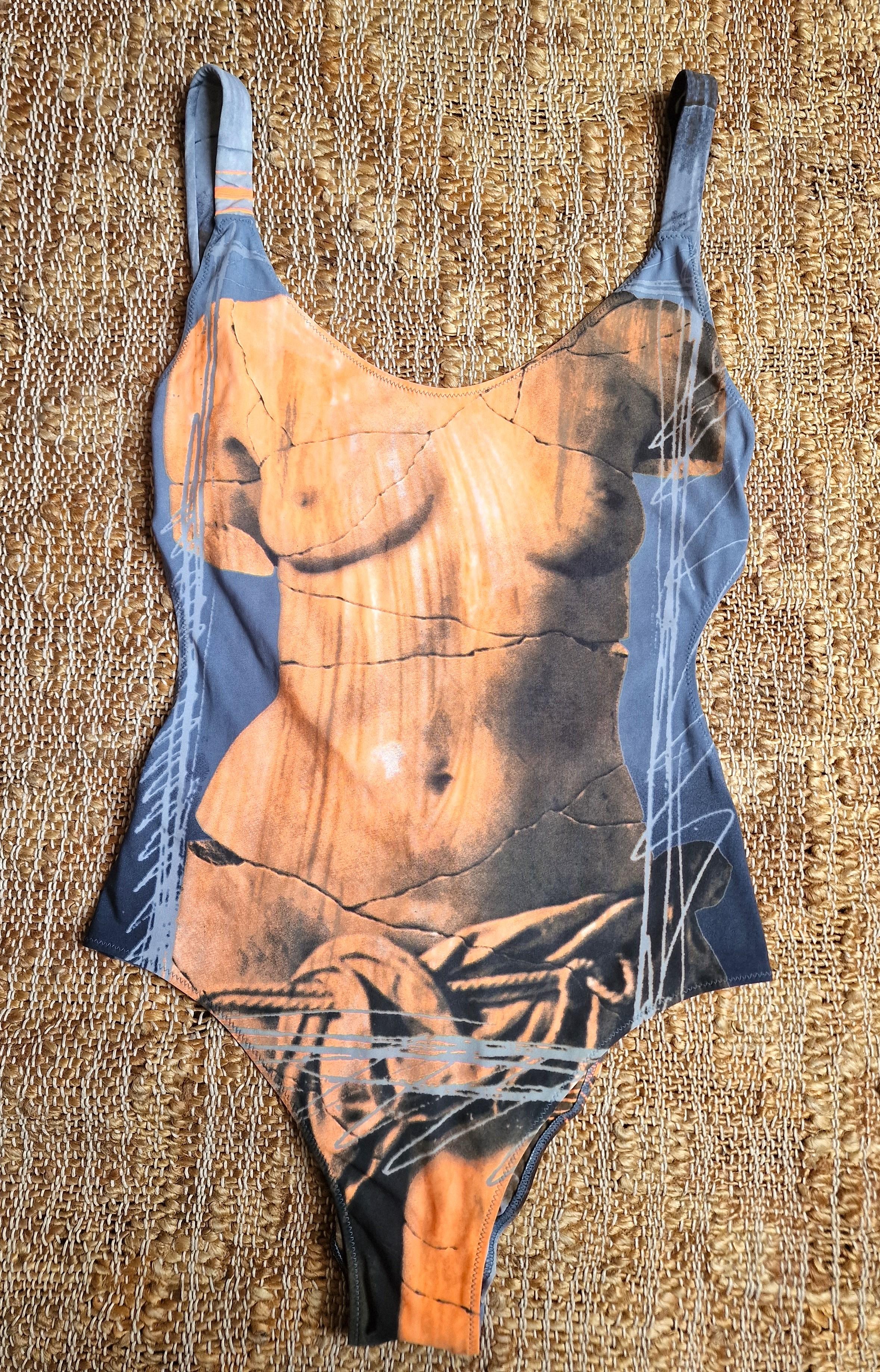 Jean Paul Gaultier Venus de Milo Kylie Jenner Naked 1999 Body Bikini Swimsuit In New Condition For Sale In PARIS, FR