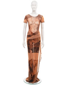 Jean Paul Gaultier Venus De Milo print t-shirt and pareo set, ss 1999