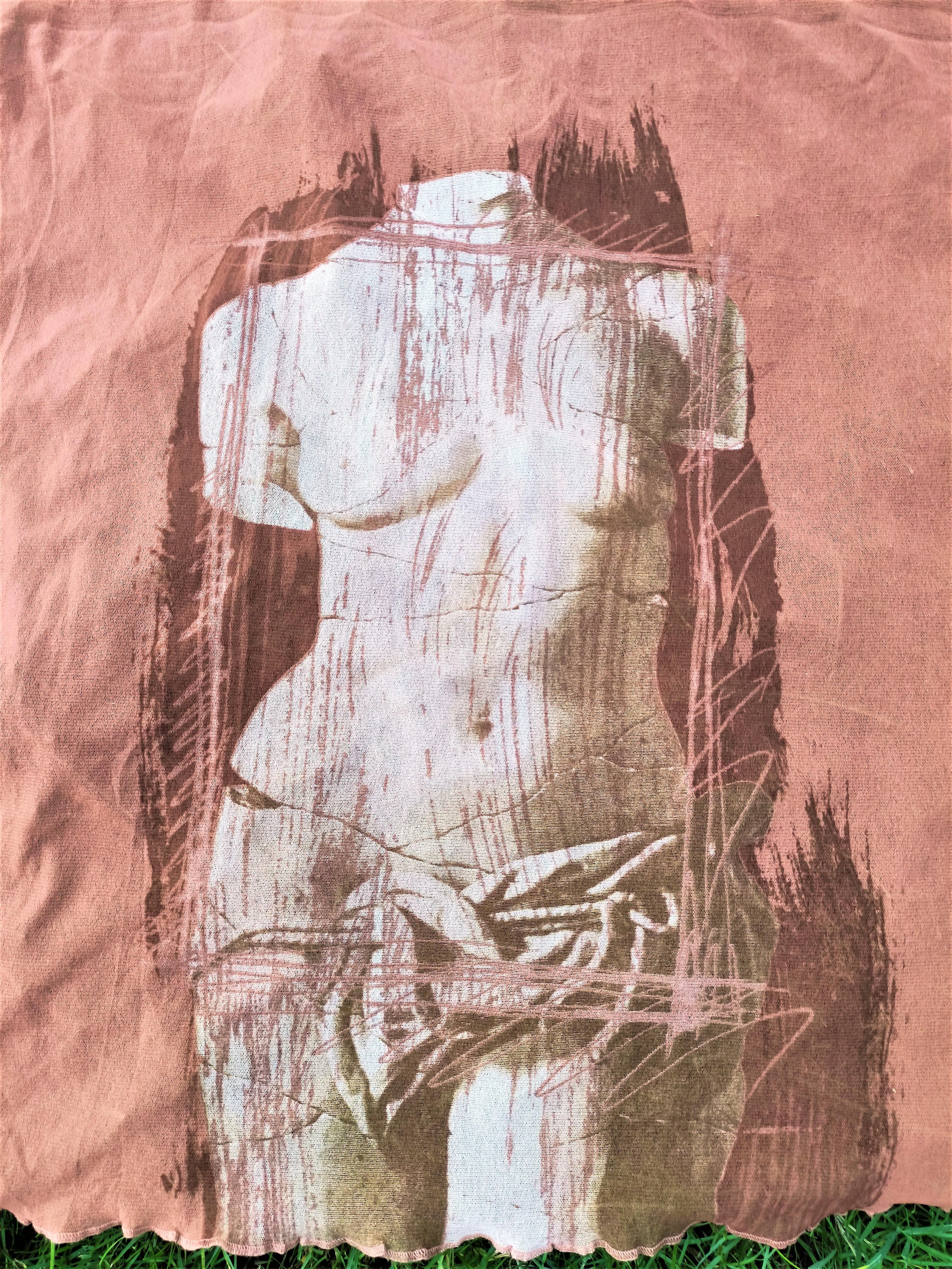 Jean Paul Gaultier Venus De Milo Torso Optical Illusion Nude Sculpture Dress Set For Sale 4
