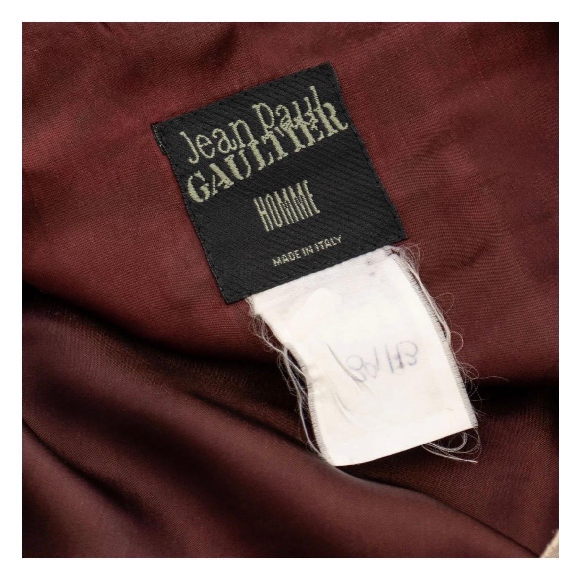 Jean Paul Gaultier Vest Jumpsuit (1990s) For Sale 5