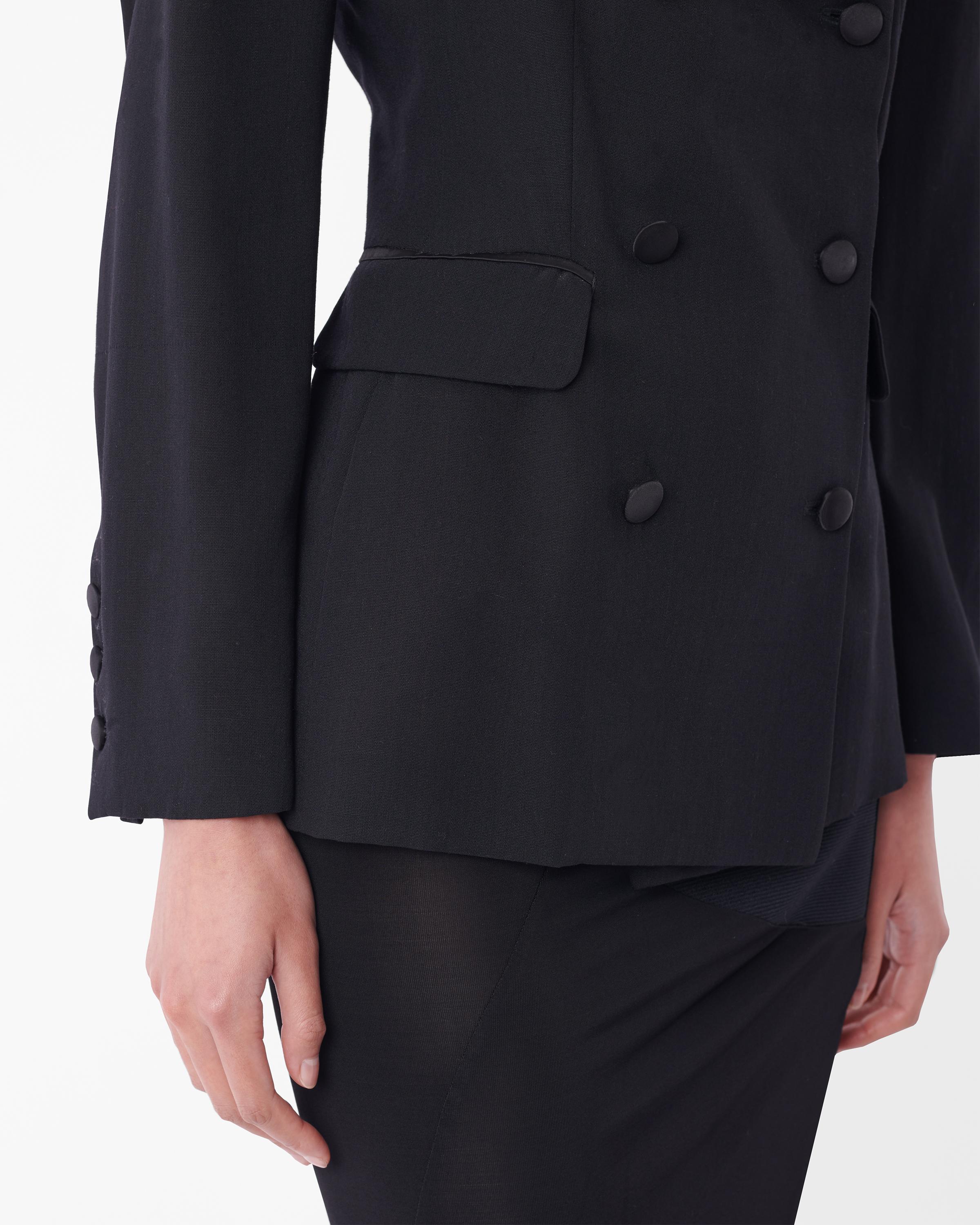 Women's or Men's Jean Paul Gaultier Vintage 1988 Black Blazer For Sale
