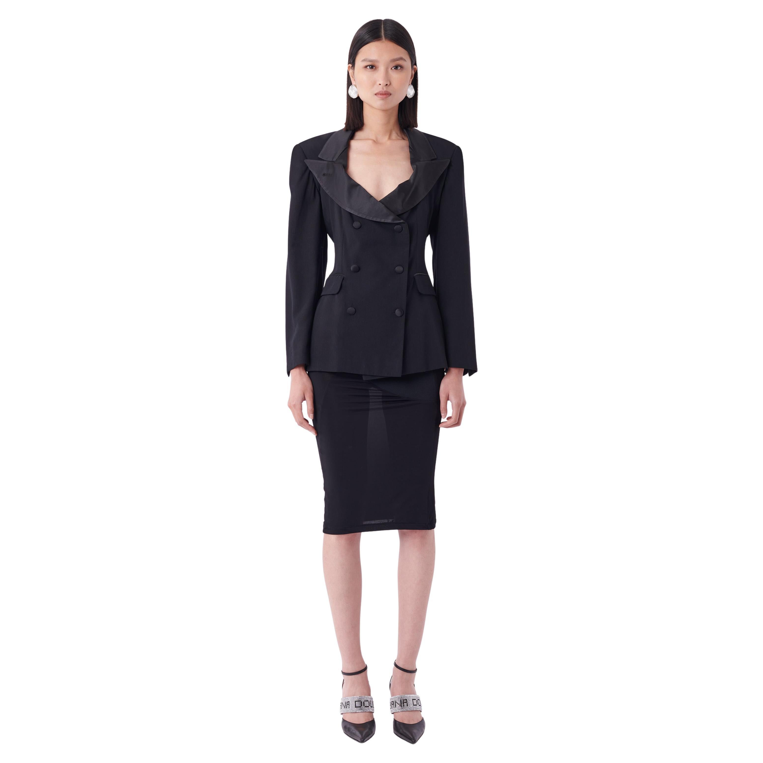 Jean Paul Gaultier Vintage 1988 Black Blazer For Sale