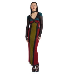 Jean Paul Gaultier Vintage 2000’s Corset Mesh Dress