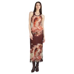 Jean Paul Gaultier Vintage 2000’s Koi Tattoo Mesh Dress