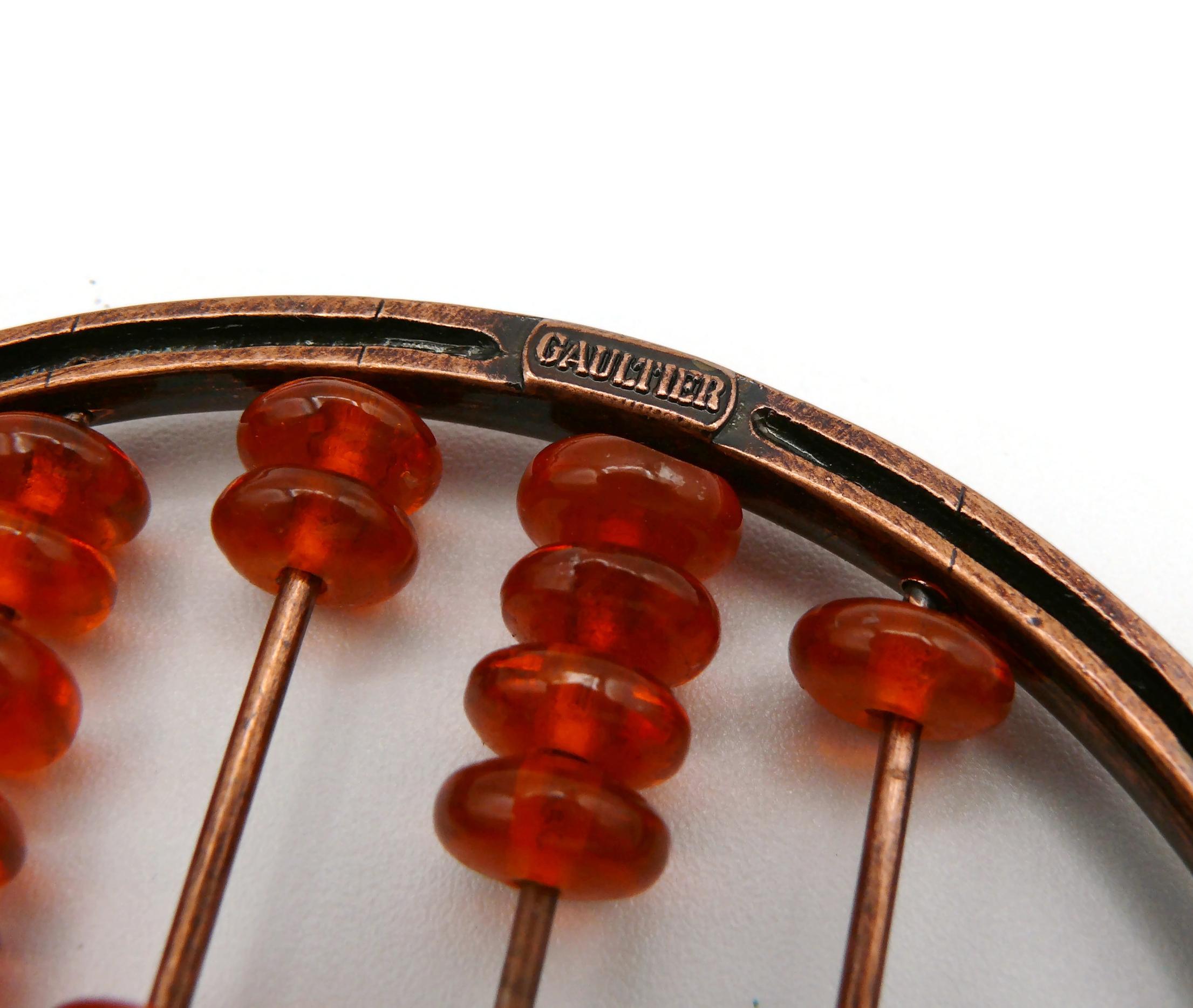 Jean Paul Gaultier Vintage Abacus Pendant Necklace For Sale 9