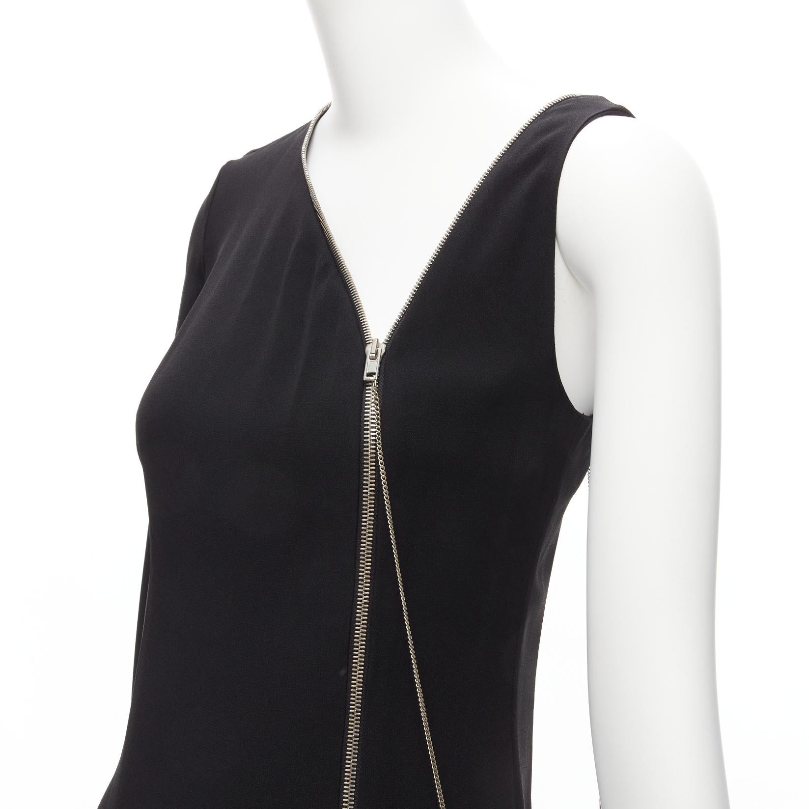 JEAN PAUL GAULTIER Vintage  adjustable zipper asymmetric evening dress IT38  3
