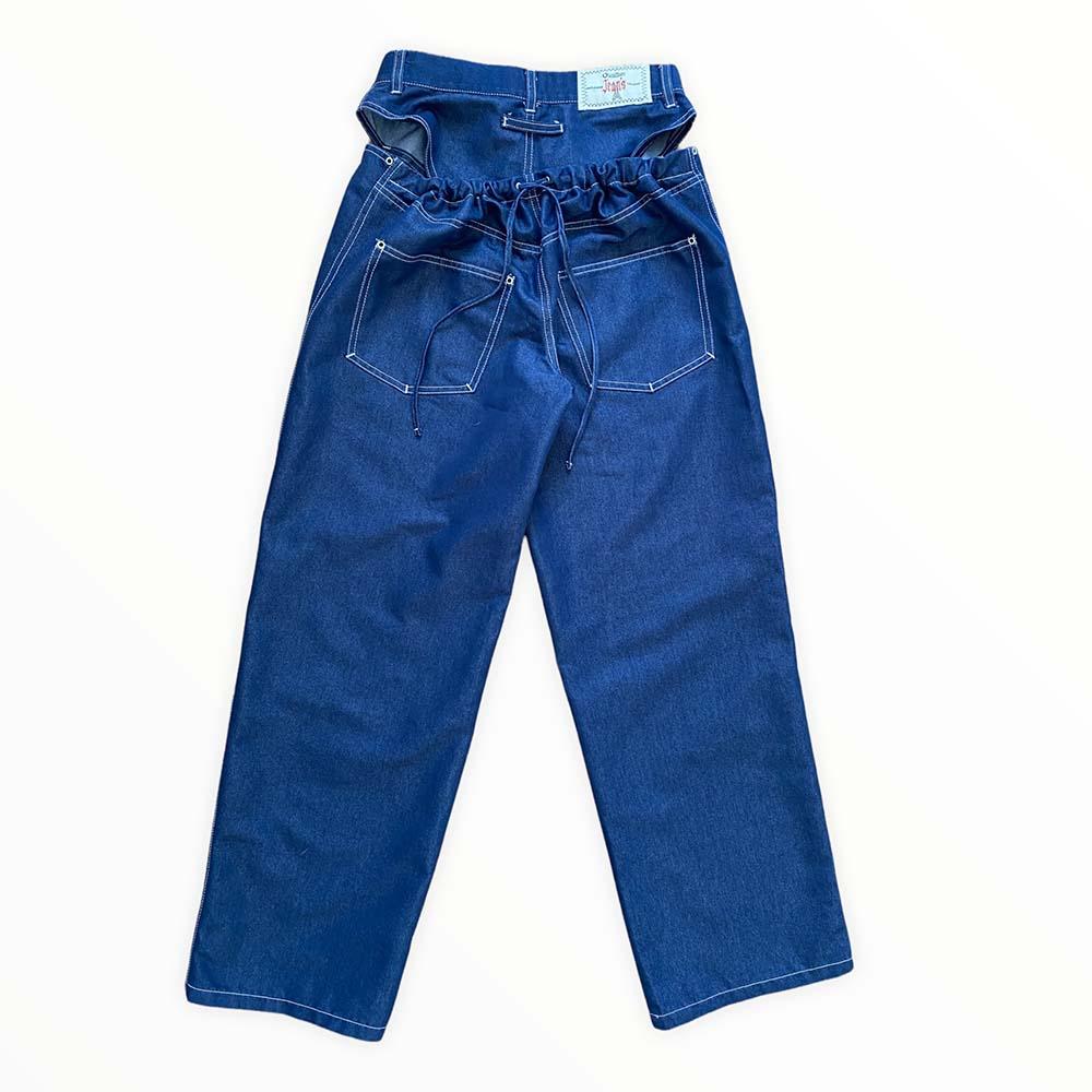 Jean Paul Gaultier Vintage Archive Thong Illusion Iconic Jeans

Very Rare

CONDITION: This item is vintage / pre-worn piece so some signs of natural wear and age are to be expected, however in good general condition.

SIZE: 40

ACTUAL MEASUREMENTS: