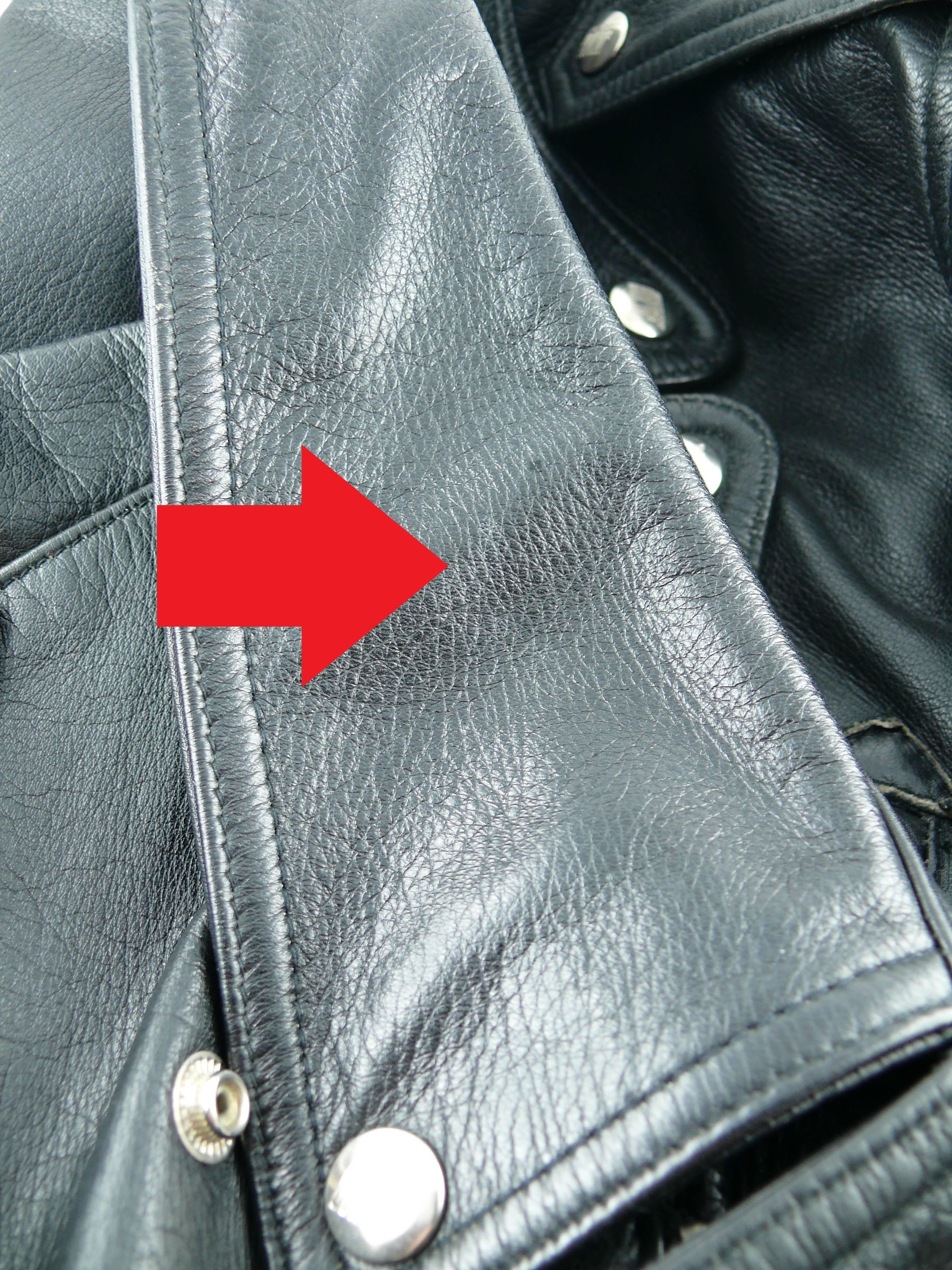 Jean Paul Gaultier Vintage Black Leather Perfecto Biker Jacket 9
