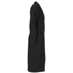 Jean Paul Gaultier Vintage Black Wool Coat, 1990s