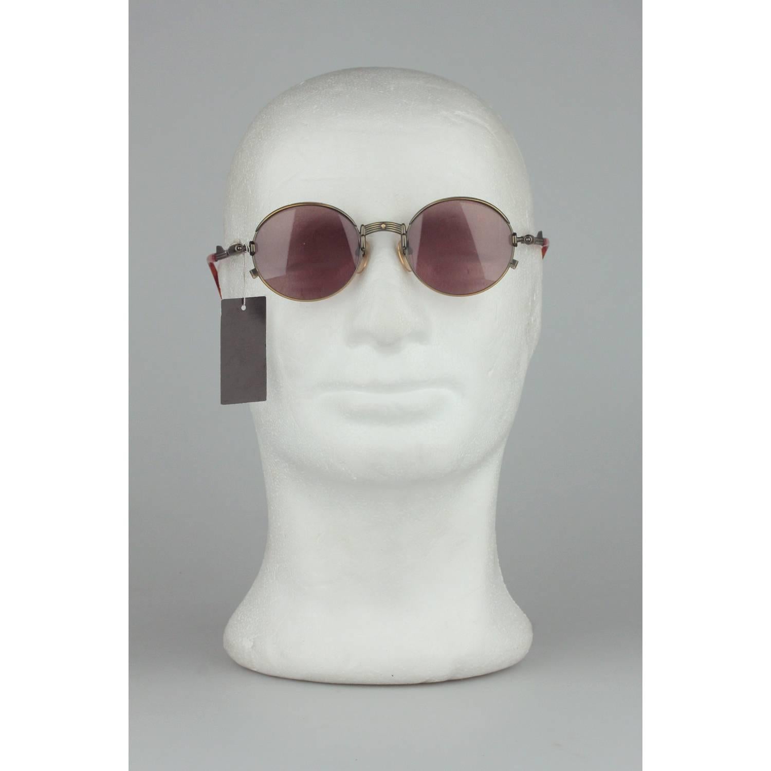 Gray Jean Paul Gaultier Vintage Bronze Sunglasses JET 56-4175  
