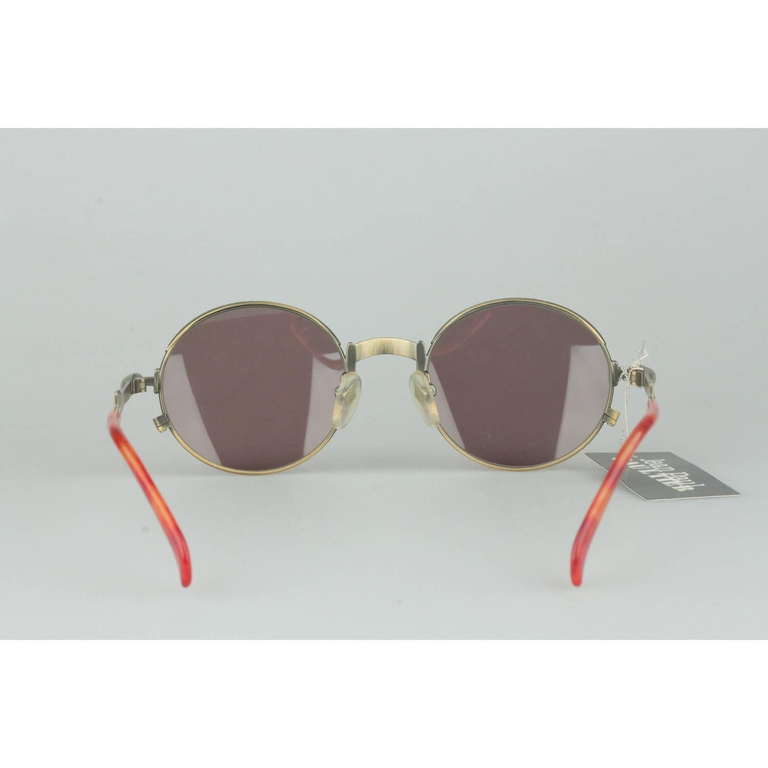 Women's or Men's Jean Paul Gaultier Vintage Bronze Sunglasses JET 56-4175  
