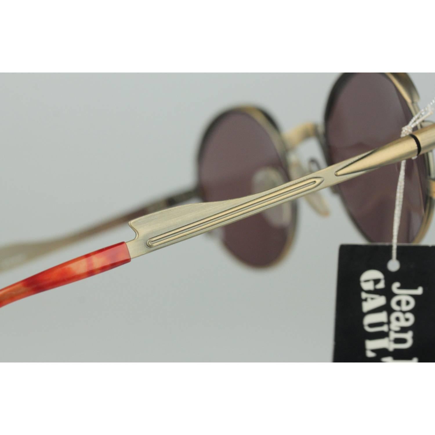 Jean Paul Gaultier Vintage Bronze Sunglasses JET 56-4175   1