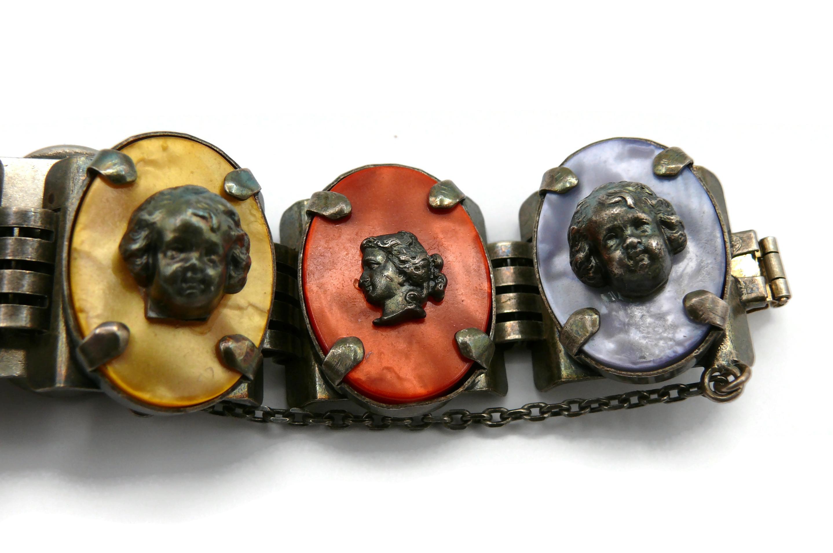 JEAN PAUL GAULTIER Vintage Cameo Bracelet For Sale 5