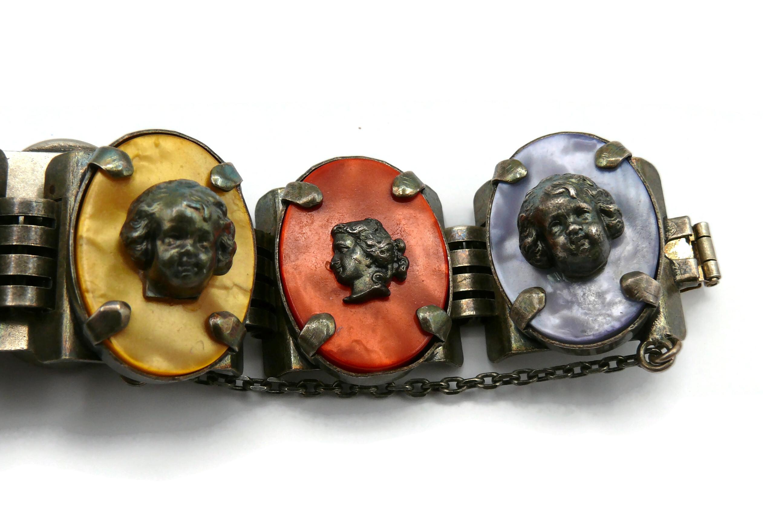 JEAN PAUL GAULTIER Vintage Cameo Bracelet For Sale 3