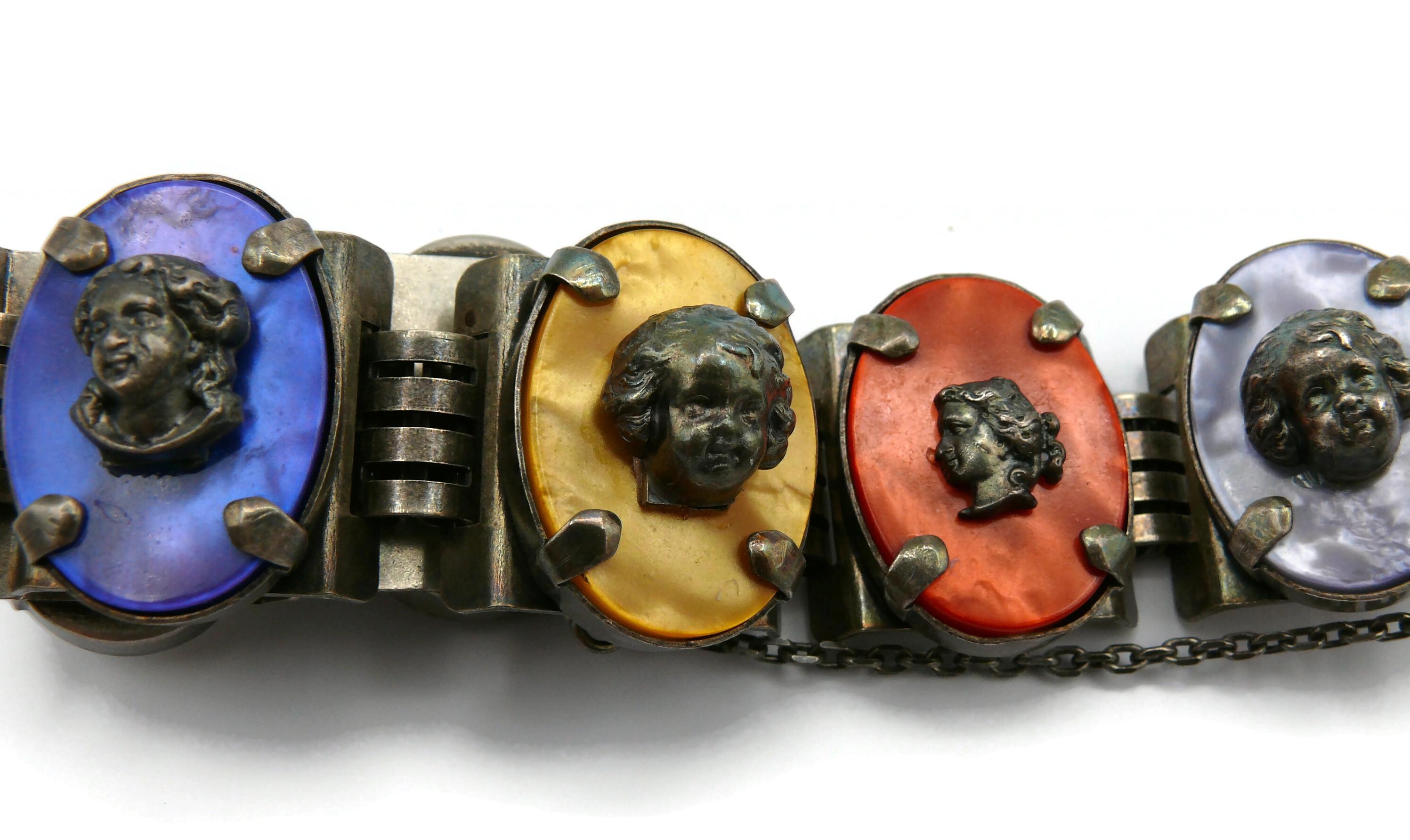 JEAN PAUL GAULTIER Vintage Cameo Bracelet For Sale 4