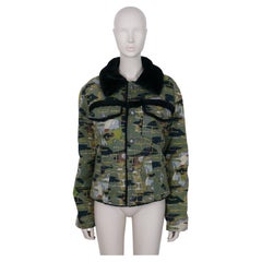 Jean Paul Gaultier Vintage Camouflage Faces Jacket Size L