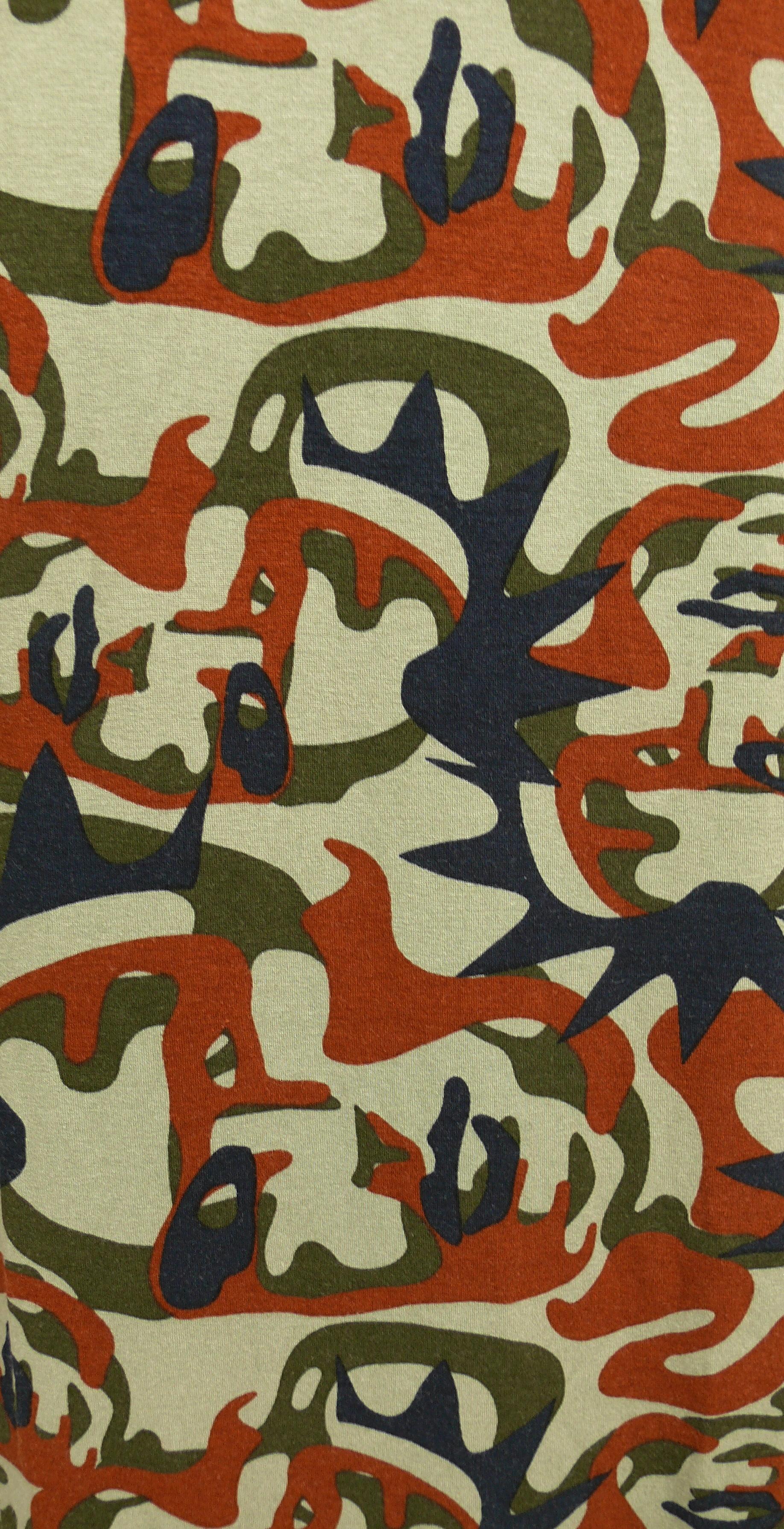Black Jean Paul Gaultier Vintage Camouflage Faces Maxi Dress Size XL