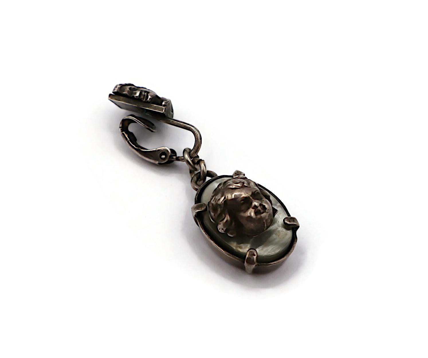 JEAN PAUL GAULTIER Vintage Cherub Dangling Earrings For Sale 8