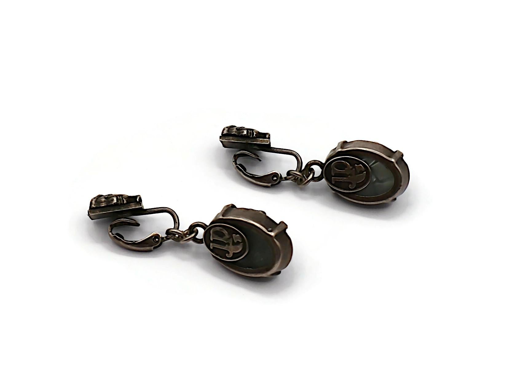 JEAN PAUL GAULTIER Vintage Cherub Dangling Earrings For Sale 2