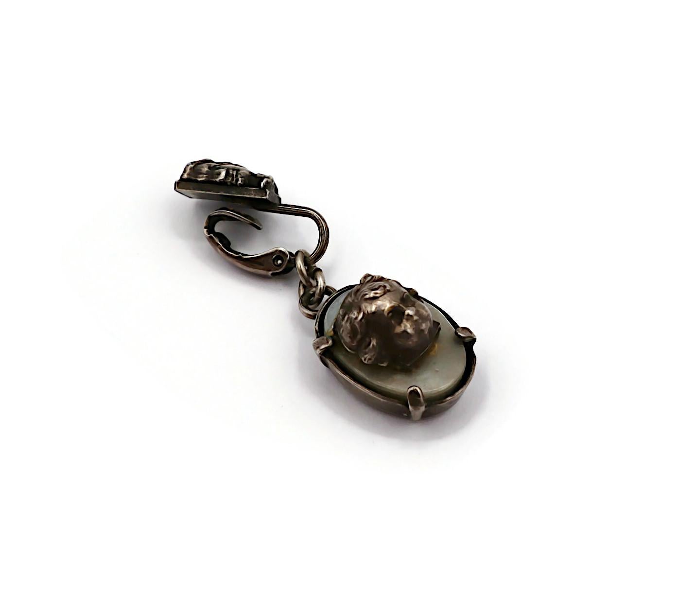 JEAN PAUL GAULTIER Vintage Cherub Dangling Earrings For Sale 5