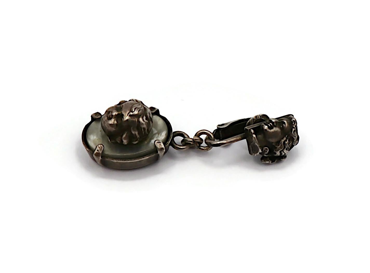 JEAN PAUL GAULTIER Vintage Cherub Dangling Earrings For Sale 6