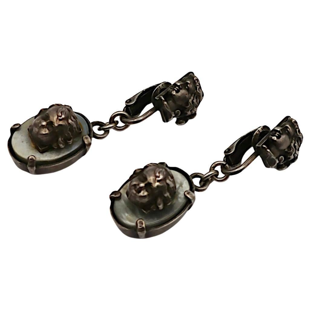 JEAN PAUL GAULTIER Vintage Cherub Dangling Earrings For Sale